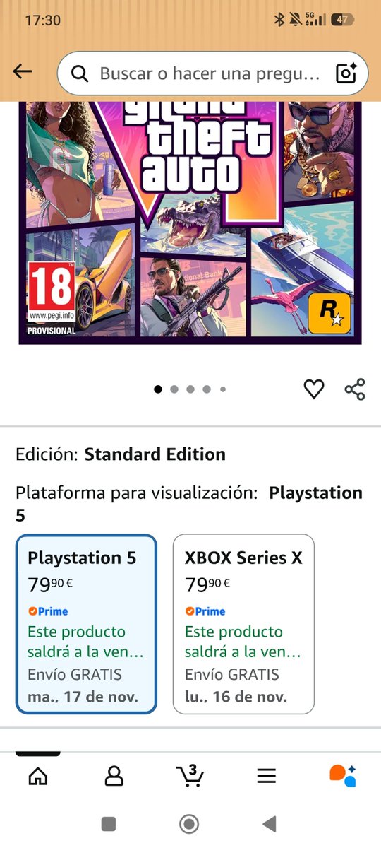 JRieraCruz's tweet photo. @ofertasjuegoses Ha vuelto de nuevo https://t.co/4ISba5dZH0
