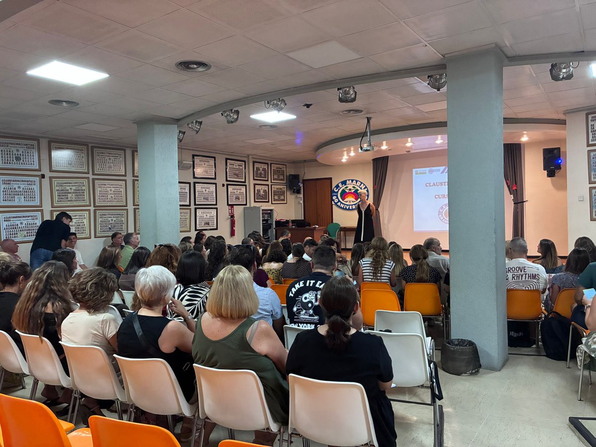 BAI_FDN's tweet photo. Hoy hemos tenido el primer claustro de este curso 26/27 con más energía que nunca comenzamos nuevos retos y nuevas aventuras. Como dice nuestra directora @anamarinmedina “en todo ser humano hay grandeza” #unaeducaciónparatodalavida . https://t.co/psWhsT7UmA