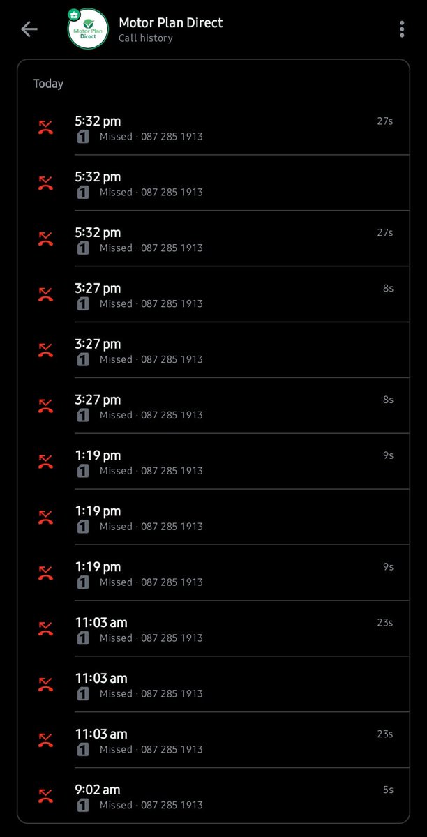 Preshanp007's tweet photo. @MotorPlanDirect
- is this really how desparate you are??? 36 calls in 2 days. 

Is there consent?
Are you wondering if you come across scammy?
Are your agents trained for when someone asks to be removed from your database?

Please answer these questions
#scammers https://t.co/BFYzfVT53J