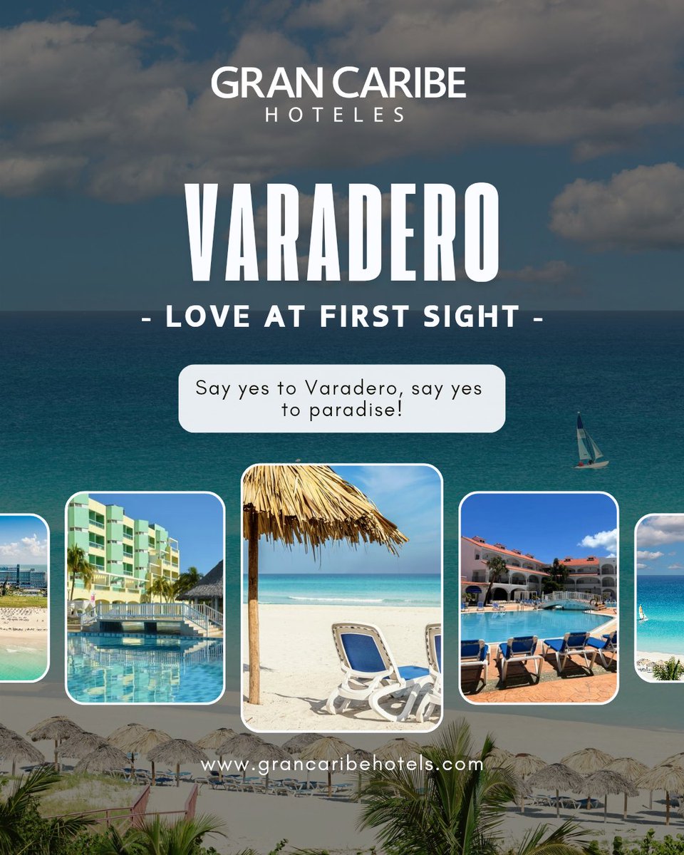 grancaribehotel's tweet photo. Connect with the most authentic side of the Caribbean with Gran Caribe Hoteles. Experience the luxury of nature, the comfort of exclusivity, and the magic of a one-of-a-kind destination. 🇨🇺✅️

🔗 Discover more at https://t.co/wtga2jfDsk

#GranCaribeHotels #Varadero https://t.co/pHWFDCp6c8