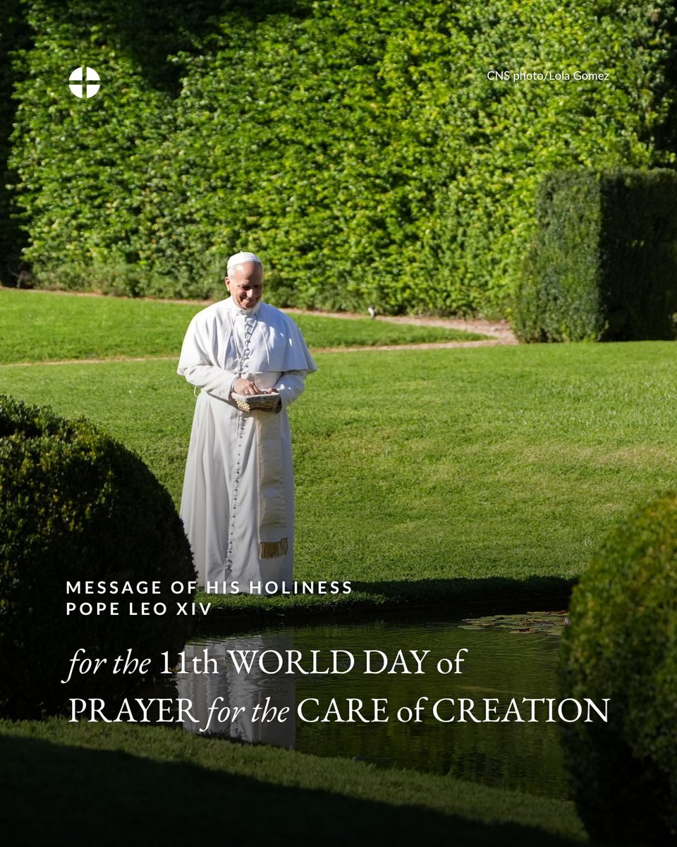 USCCB's tweet photo. The Season of Creation is an ecumenical initiative celebrated every year from September 1 to October 4, beginning with the World Day of Prayer for the Care for Creation and concluding on the Feast of Saint Francis of Assisi. This season gives Catholics the opportunity to give thanks to God for the creation of the world and of humanity, and to recall and strengthen our responsibility to care for God's creation.
