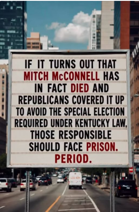 smc429's tweet photo. Mitch is dead
Republicans are frauds https://t.co/JirK06ZAAC