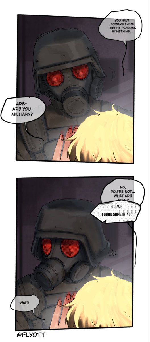 flyott's tweet photo. And yet another AU😼 I love a mysterious meet cute, can yall tell this was an excuse to draw beat up and tied down Leon? I kinda wanna do a creature Leon AU now too😳#leonkennedy #re2 #hunk #hunkennedy (1/2) https://t.co/5qVuTRnelx
