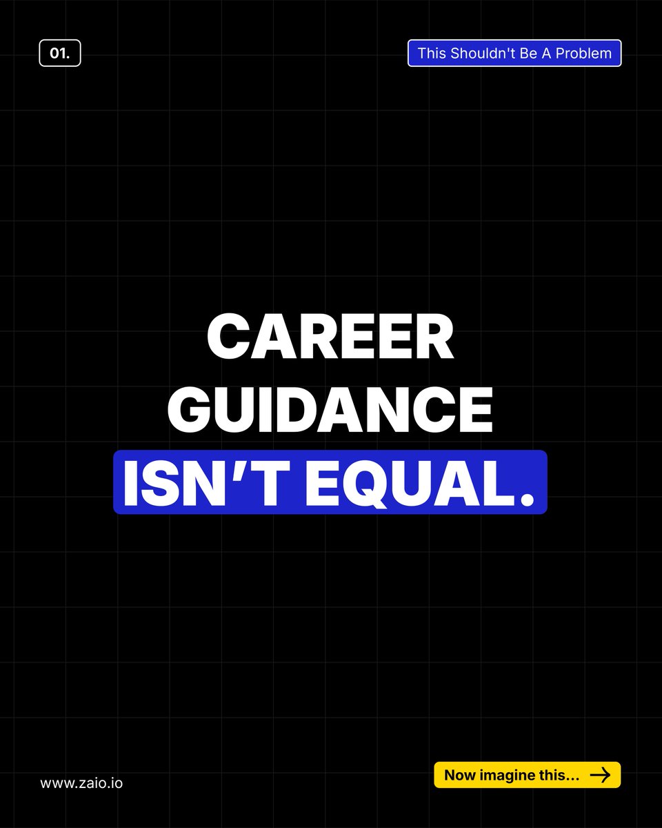 zaiotech's tweet photo. Every Future Needs Direction. 🧭
Talent is everywhere; guidance isn’t.
How would you make career guidance accessible to every learner? Keep your answer, you might need it soon. 💡
#ThisShouldntBeAProblem #MatricSA #BuiltBySA #CareerGuidance #Zaio https://t.co/BpCE76kAQp