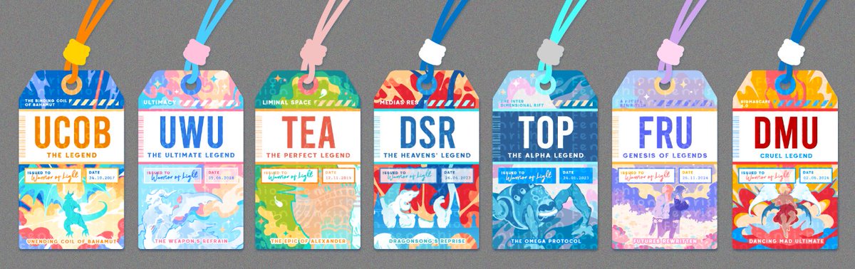 Fenrishion's tweet photo. Ultimates luggage tags coming soon! :D
they'll be printed on glitter acrylic~

#ffxiv #ff14 https://t.co/WiSSqzW41T