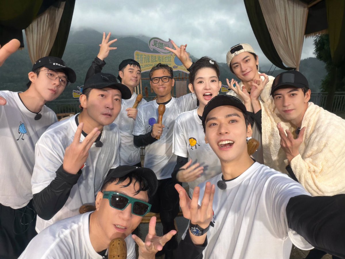 yzuwen's tweet photo. I think about you guys so many times a day! People keep asking me what my most unforgettable moment from WTW was, but honestly… every time I think about it, a whole bunch of scenes come rushing back. 😂 https://t.co/tLaPbMVcOc