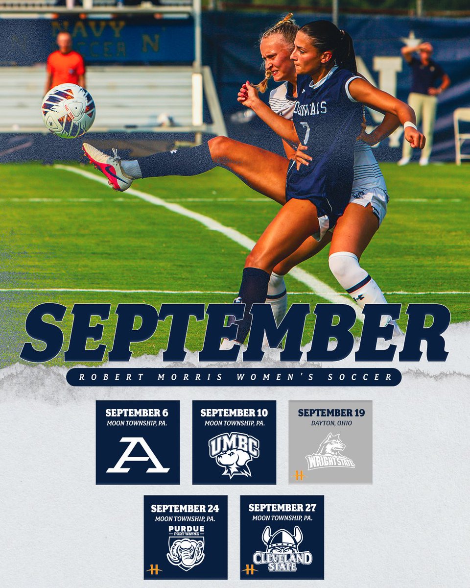 RMUWSoccer's tweet photo. 🚨SEPTEMBER SCHEDULE🚨

4 home games this month!😎 https://t.co/uUrQVTI6UM