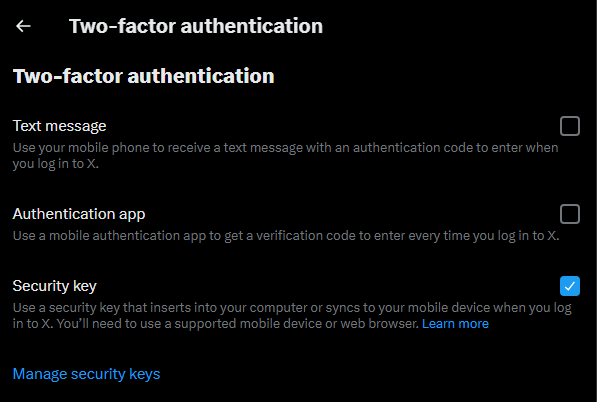 DarkWebInformer's tweet photo. ‼️ If you are receiving a large number of unsolicited password reset emails on X, make sure you have “Password Reset Protect” enabled.

I also highly recommend enabling an authenticator app, or even better, using a security key. https://t.co/YftkiqFYJk