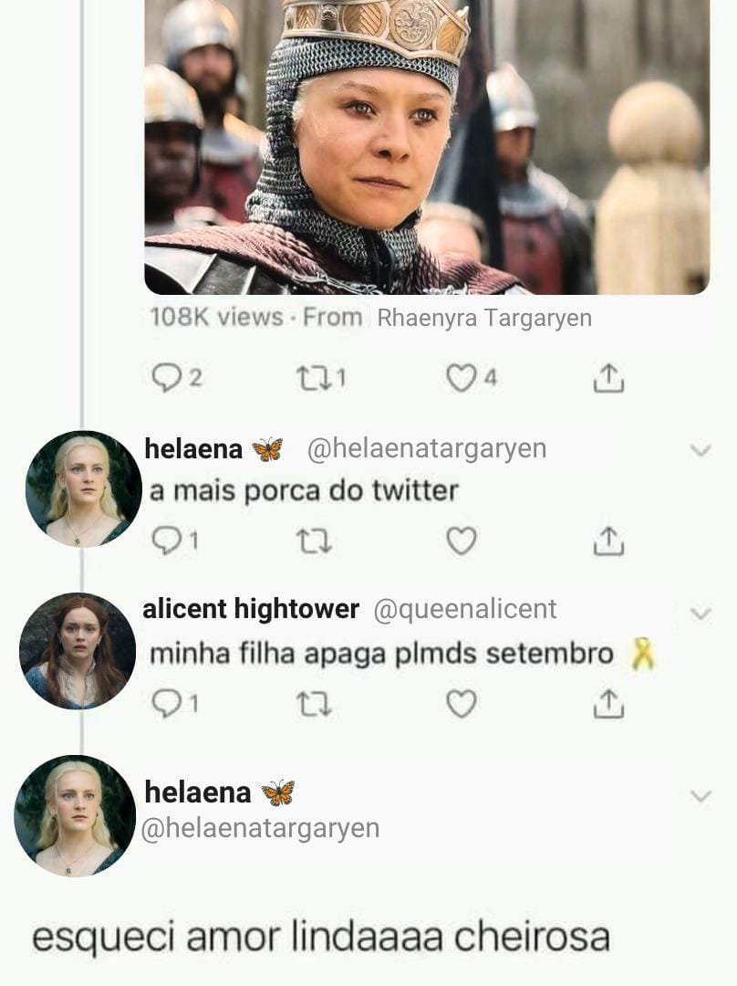 helaenacervo's tweet photo. a helaena no último episódio da 3° temporada https://t.co/52SV8RPP68
