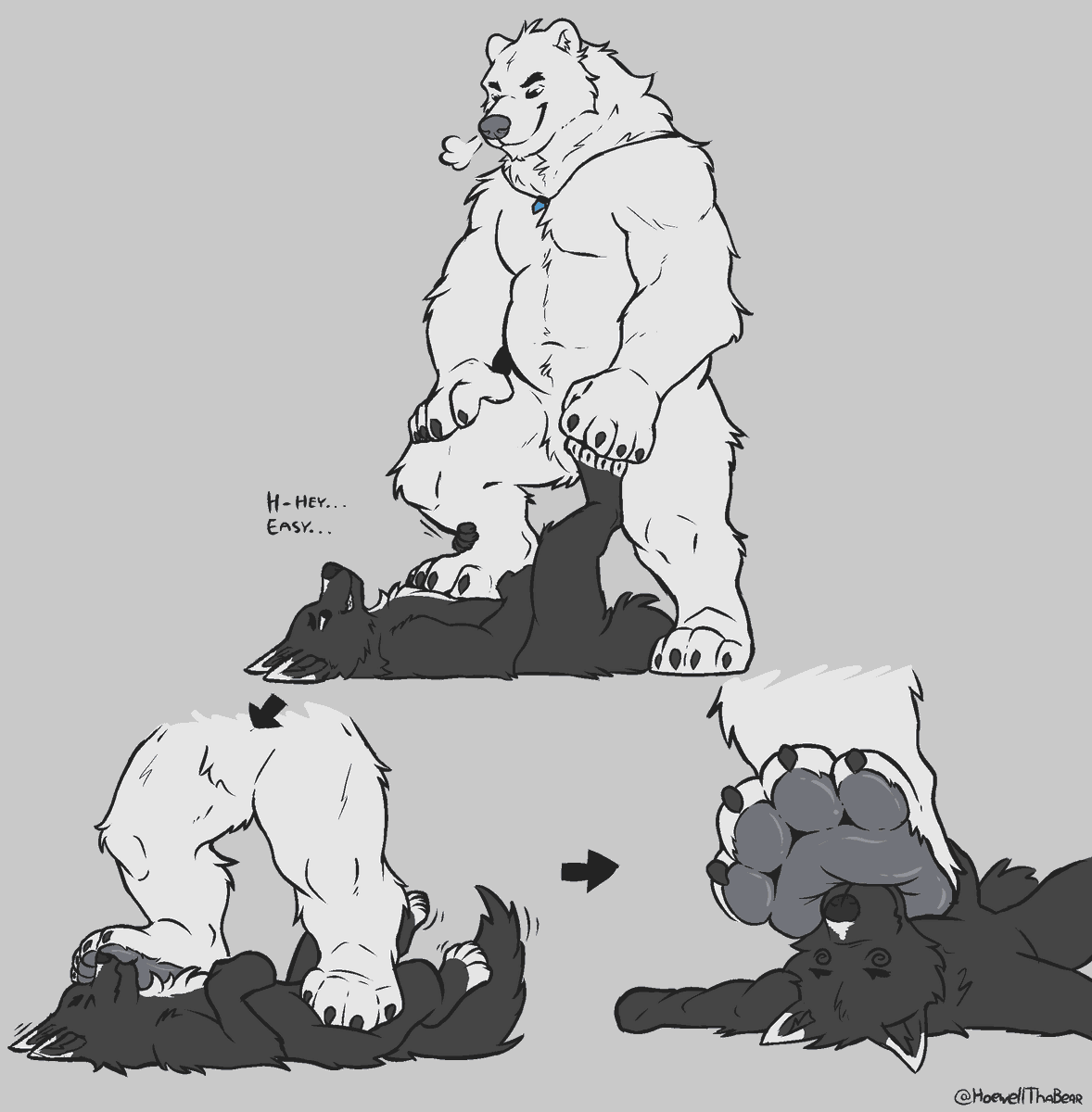 HoewellThaBear's tweet photo. how to treat your dog bf in three (literal) steps

🐺 @samt517 https://t.co/Yb1JzQK2yg