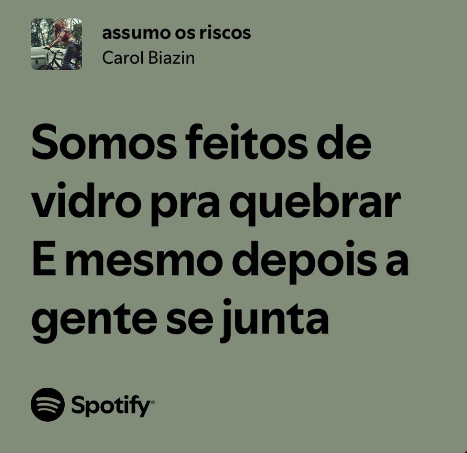 CBiazinClub's tweet photo. 🚨FINALMENTE! O Spotify liberou as letras das músicas do novo EP da Carol Biazin, assumo os riscos. https://t.co/g9uc7wC4mK