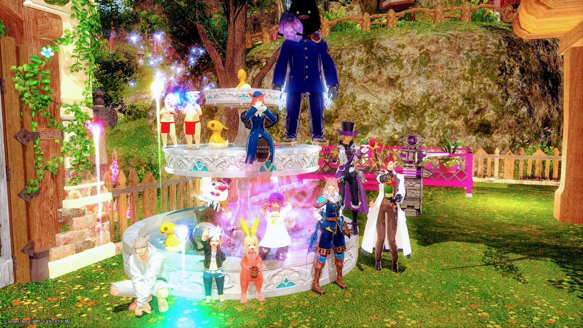 senFF14goku1031's tweet photo. ひっぴさん！はっぴーばーすでい✨️おめでとおおお😆✨️
こうして集まったり今私が楽しめているのは本当に姉妹のおかげ☺️✨️✨️
色々とあるとは思うけど体調に気をつけ、沢山笑って過ごせるよう🤗✨️
皆まってますよー🤭
#FF14 #ひかりとお姉さん #るかりんTV https://t.co/r8WZz52GCT
