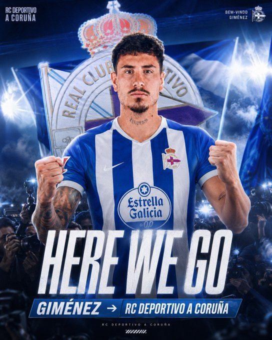 RyderBabel's tweet photo. 🚨🤯 ANIMALADA del Dépor en el último día de mercado.

El Deportivo no ha vuelto a Primera para pasearse. Ha vuelto para competir, hacerse respetar y recordar quién es. 🔵⚪🔥

Porque este escudo no es uno más…

🏆 ¡EL DÉPOR ES UNO DE LOS NUEVE! 🏆

Estamos de vuelta. Y vamos en serio. 💙🤍
