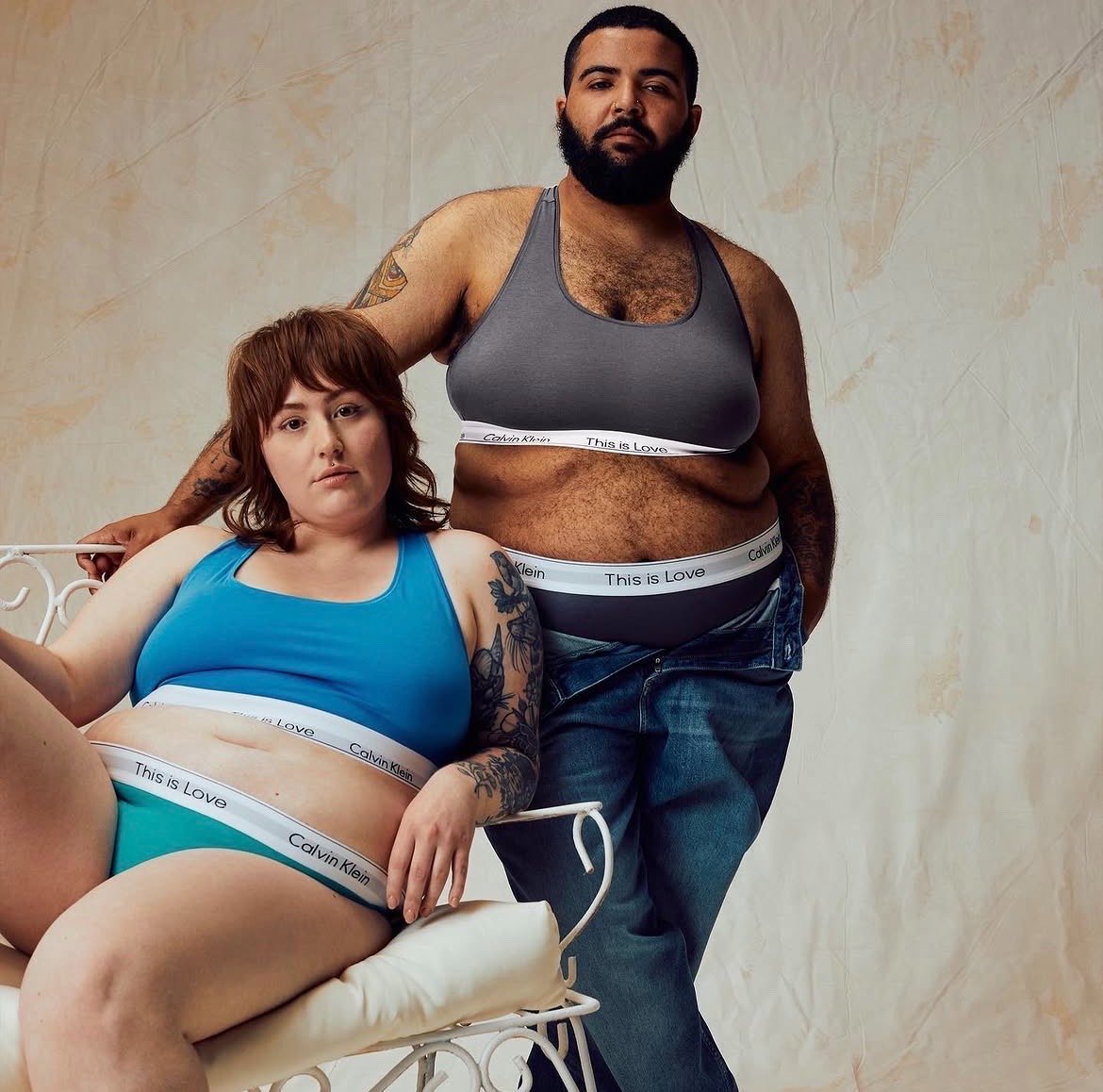 EndWokeness's tweet photo. Calvin Klein models in 2022. Not AI. https://t.co/97CHml4a5F