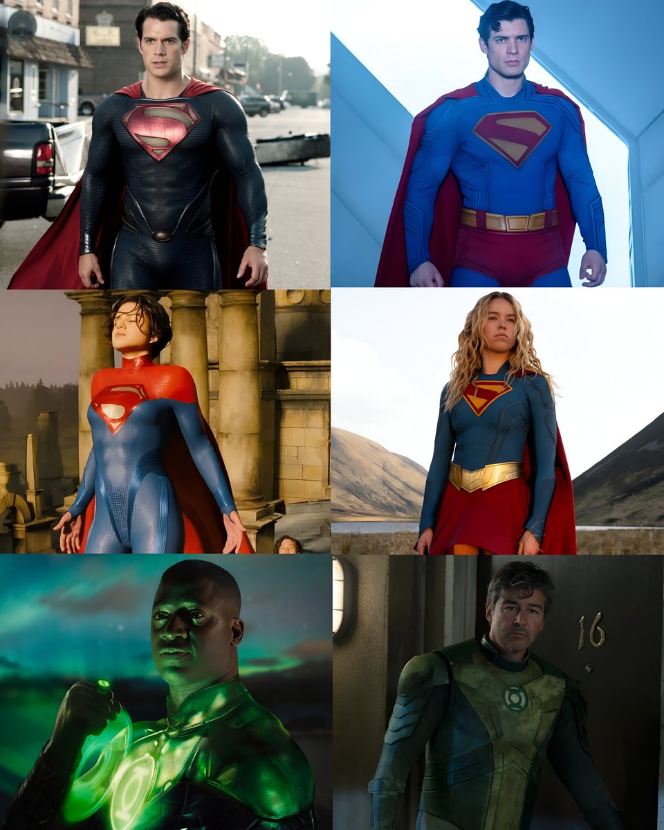 EnzoVerse7's tweet photo. Can we all agree that Zack Snyder’s DCEU suits looked way better than James Gunn’s new DCU suits? https://t.co/bBhR8zwTLr