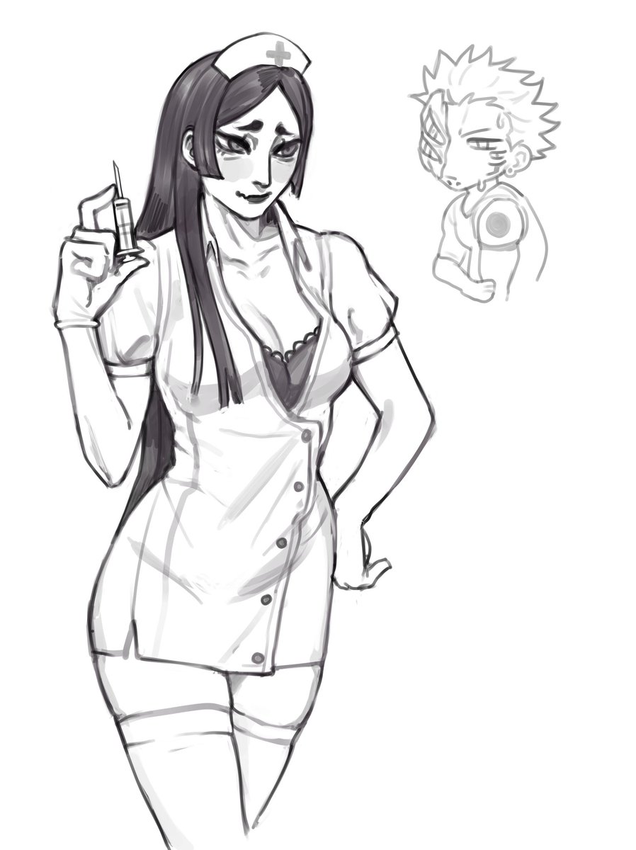 Nitchie0's tweet photo. Nurse #yorozu https://t.co/2HvwSbeAHB