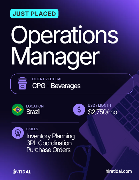 Hire_Tidal's tweet photo. Great operators keep businesses moving.

Congratulations to our client on adding another strong operations leader, and congratulations to our candidate on the next chapter.

We're excited to see what you'll build together. https://t.co/FHDb4gHNM5