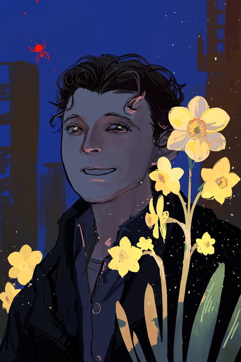 XiaMiLiYvXia's tweet photo. "Are you blushing,daffodil?"

I am not a native English speaker. This line caught my attention when it appeared in the movie. Later, when I searched it, the result made me particularly fond of it, and I had to draw this
#peterparker #peterfrank #spideyskull #spideycastle https://t.co/gdkcpGXZlA