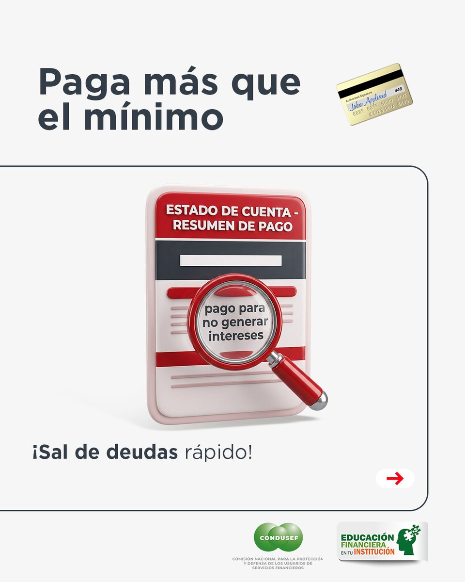 GFBanorte_mx's tweet photo. ☀️ Después de unas vacaciones, toca organizar las finanzas. Te compartimos algunos consejos para usar tu tarjeta de crédito de forma responsable y mantener el control de tus gastos. 
Conoce más #ConsejosParaTuBolsillo de #CONDUSEF en: https://t.co/dz4WU38RGw https://t.co/r3nEOED77G