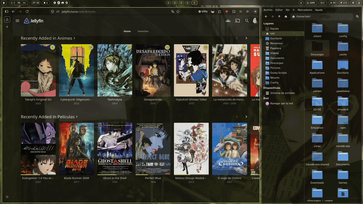 bot_unixporn's tweet photo. [Hyprland] Lain Matugen-Themed Custom Rice (duskylinux)
Link: https://t.co/8qUU4zmMVZ

#unixporn #linux #screenshot https://t.co/lUlru3rUUY