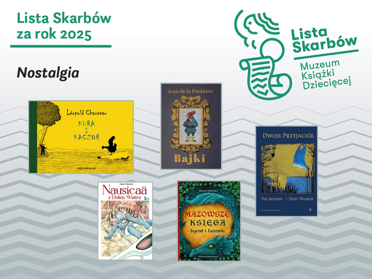 biblioteka_wwa's tweet photo. Lista Skarbów Muzeum Książki Dziecięcej za rok 2025! 
#listaskarbowmkd #mkd https://t.co/XaswKpxwDN