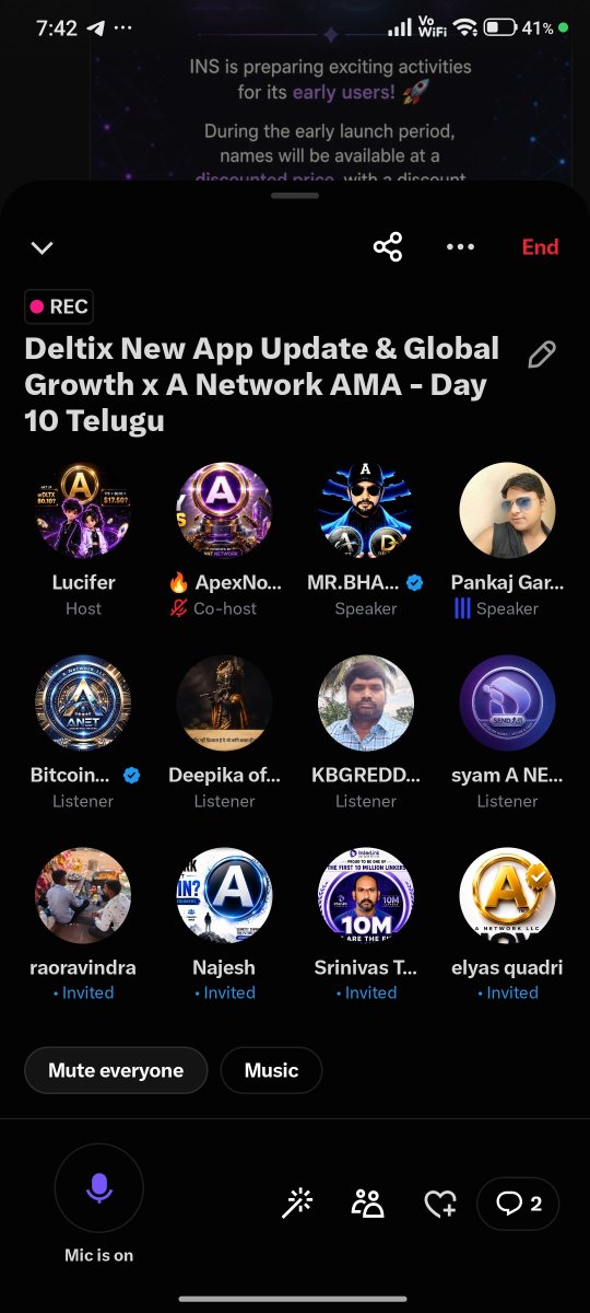 SuitNStripes's tweet photo. What an amazing session with the Telugu Community We discussed the Deltix app the upcoming validator program and the exciting future of our project Thank you to everyone who joined asked questions and shared their encouragement Let's keep moving forward together #Deltix #ANetwork https://t.co/MIjB1XayAl