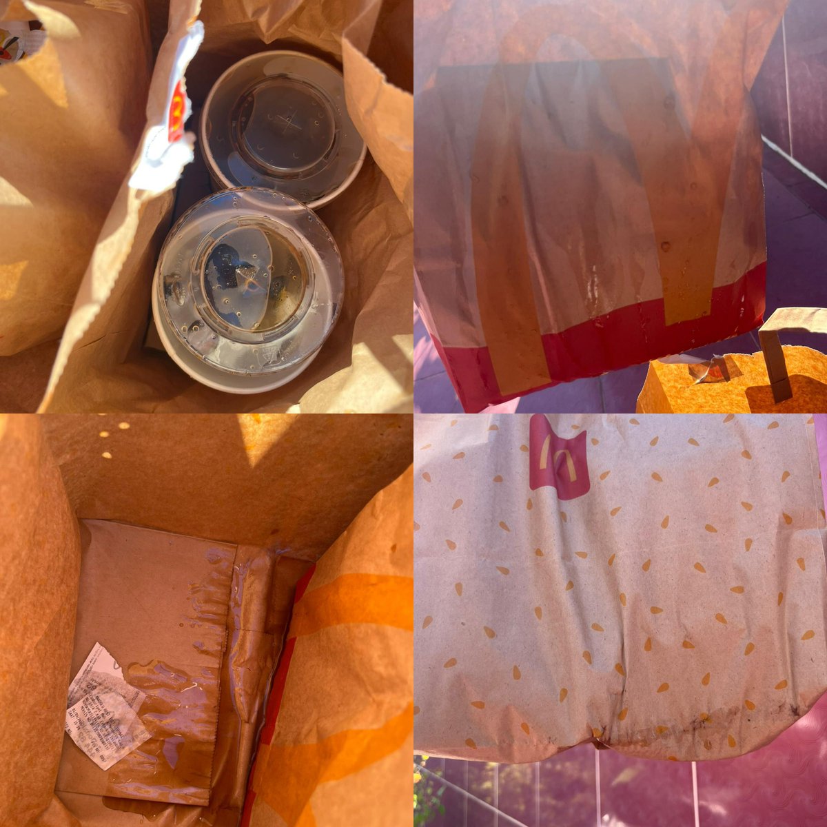 Mustiferr's tweet photo. @UberEats @Tgodestek @Trendyol Trendyol Yemek üzerinden verdiğim Mc Donals siparişi bu şekilde geldi. İade talebi oluşturdum 24 saat içinde inceleyip dönüş yapılacakmış.. Ben yemediğim çöpe attığım ürünün parasını neden hemen alamıyorum.. Şu siparişe bi bakar mısınız.. https://t.co/NsfVrvptQf