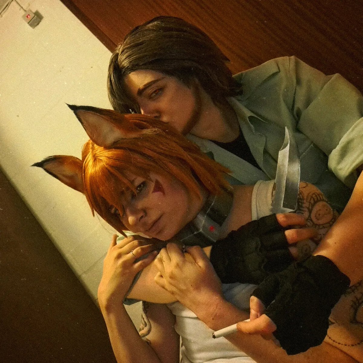 visceral_cry's tweet photo. Showing you some of the first photos with my fox, @liminal_vulpini 💚 
We now canonically live as Ren and Strade ever since we moved into our house. Haha.
-
#btd #btd2 #boyfriendtodeath #gatobob #ykmetstrade #ykmet #strade #stradebtd #renhana #ren https://t.co/5RiActzzlK