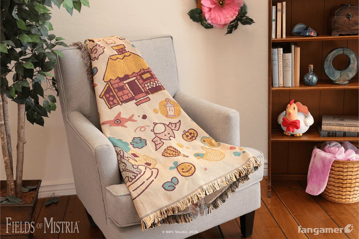 FieldsofMistria's tweet photo. Bring a little bit of Mistria home with you! ✨ Check out the Fields of Mistria collection at Fangamer and add a little Mistria magic to your life.
🛍️ https://t.co/keJmoJpX1o https://t.co/cOhKoHK7zF