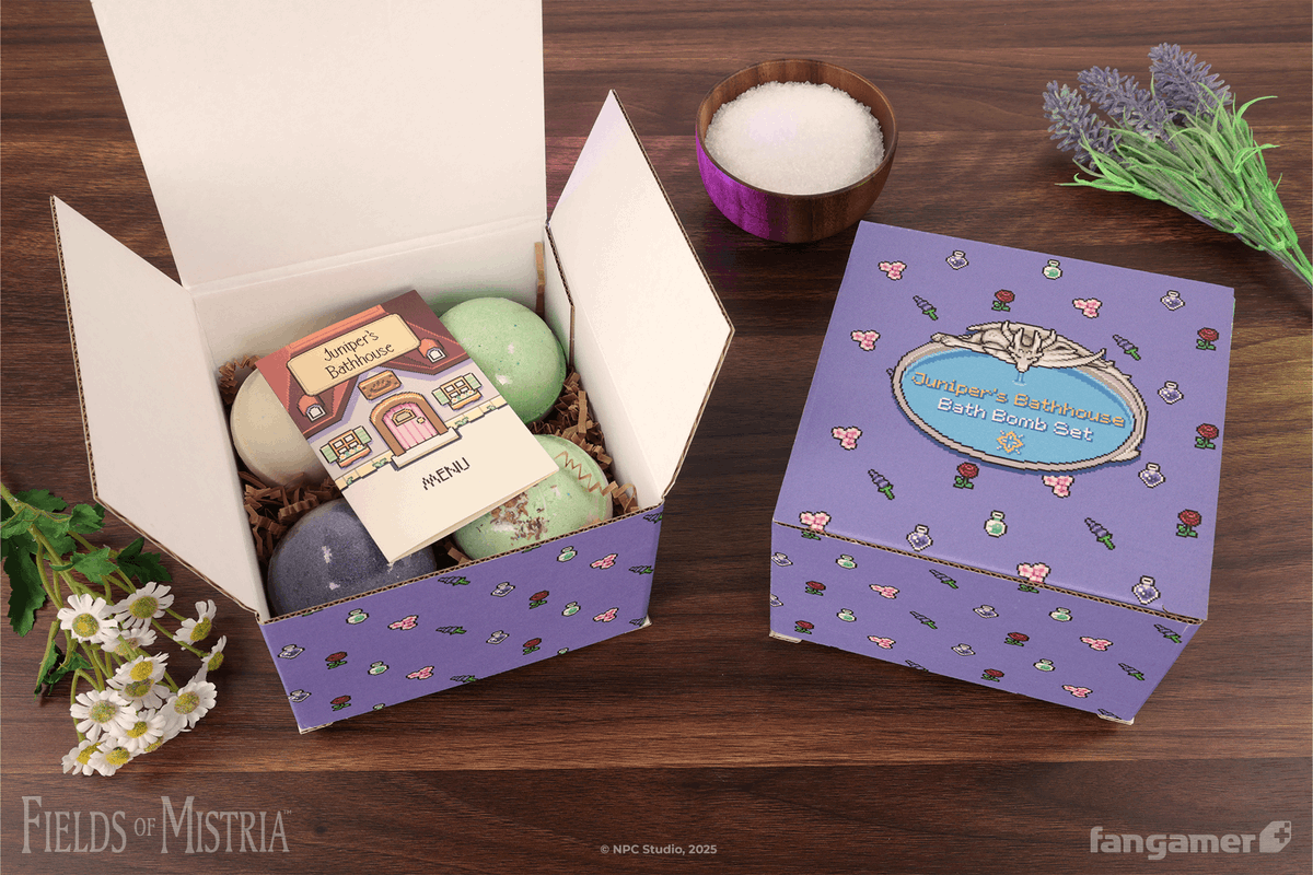 FieldsofMistria's tweet photo. Bring a little bit of Mistria home with you! ✨ Check out the Fields of Mistria collection at Fangamer and add a little Mistria magic to your life.
🛍️ https://t.co/keJmoJpX1o https://t.co/cOhKoHK7zF