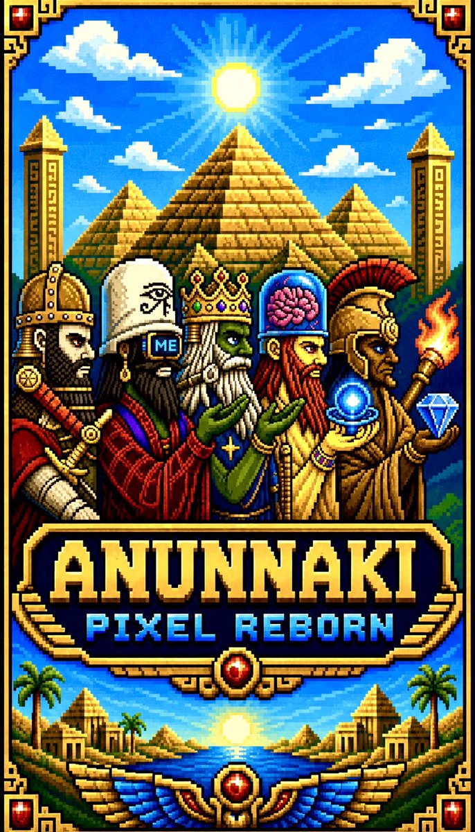 QuantumRealm_hq's tweet photo. 🌀⚡ From the portal, a new generation rises… 👾🔥

ANUNNAKI: PIXEL REBORN

🌌 New realm
🧬 New characters
🎮 Familiar DNA, reborn in pixels
Date- TBD 
WL SOON. ⏳⚡

#XRPL #NFT #PFP #OpulFi $ATM 
@ATM_xrpl 🏧💰 https://t.co/xLWtSH0KPo