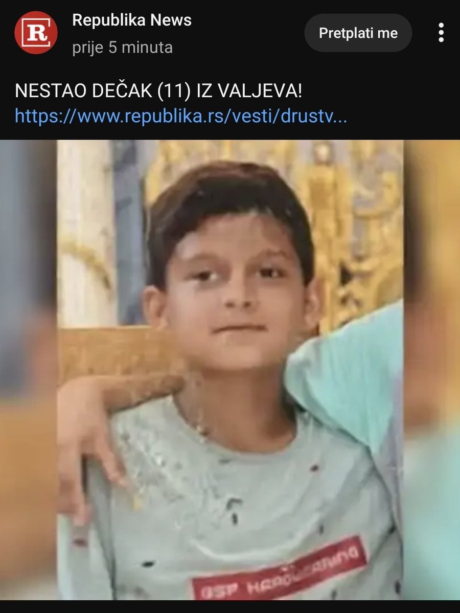 Wwidow43's tweet photo. Valjevo?!?! Ima li neko informaciju da je dete nestalo pred 3 dana??? https://t.co/aAIL87xYzu