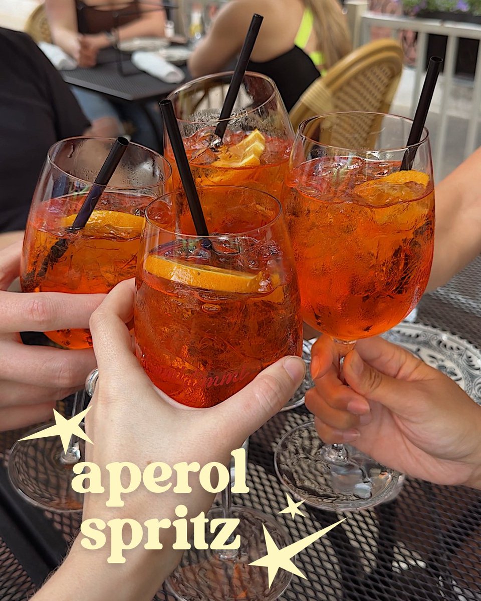 bcbrooklyn's tweet photo. Summer's not over till we say it's over. 🍹

Before the fall weather rolls in, we need one last spritz (or three) to send off the season. What's the last spritz you'll order this summer? https://t.co/AuvGoygu9v