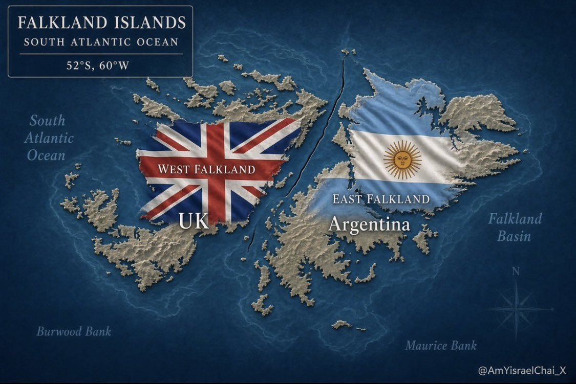 DrEliDavid's tweet photo. If you are British, and believe in a "two-state solution" for Israel, but not a two-state solution for Falklands/Malvinas, you are a hypocrite and a moron! https://t.co/emYu0L0Ul7