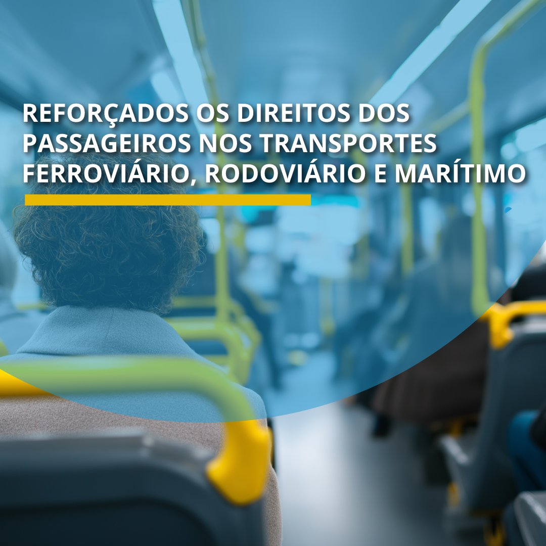 DGConsumComServ's tweet photo. 🚆🚌⛴️ Maior proteção dos passageiros nos transportes
Foi publicado o Decreto-Lei n.º 173/2026, de 1 de setembro, que reforça a proteção dos passageiros nos transportes ferroviário, rodoviário e marítimo.
#DireitosDosPassageiros #DireitosDoConsumidor #Transportes #DGC https://t.co/gJ9HlL1qfP