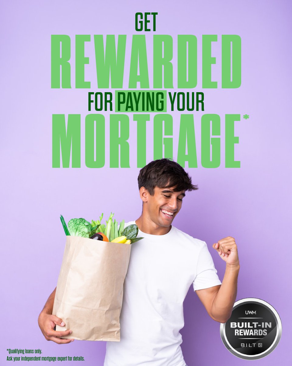 kirikian's tweet photo. Did you know you could earn rewards for paying your mortgage? With Built-In Rewards, eligible borrowers can earn points for on-time digital mortgage payments and redeem them for groceries, travel, dining and more! Message me to learn more! https://t.co/Zbfn8y6imI