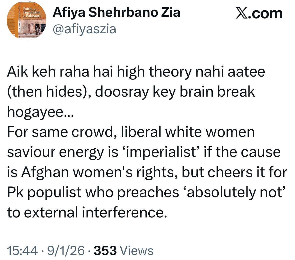 armchaireviews's tweet photo. they’re worried about IK’s sons and Jemima taking HR abuses international, so they’ve unleashed everyone at their disposal, including “liberals” calling a fair trial and medical treatment “neocolonial intervention.” When basic rights become colonialism, you know they’re panicking https://t.co/AQYyzflTy8