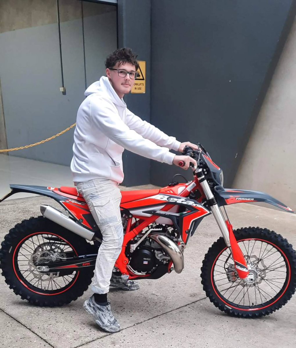 andersonbryan80's tweet photo. Congratulations to Nathan on his first-ever two-stroke: a brand-new Beta X-Trainer 300. We hope you enjoy your new ride. Thanks for choosing RPM Factory. https://t.co/O2UT2eWYDD