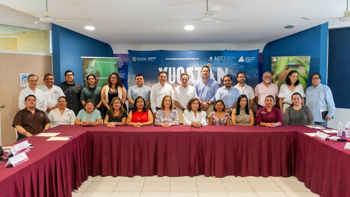 DarioFlota's tweet photo. Junto con los integrantes del Subcomité Técnico del Observatorio Turístico de Yucatán, realizamos la Primera Sesión Ordinaria 2026. 📊

Con datos y coordinación, impulsamos un turismo más competitivo y sostenible.

#RenacimientoMaya #Yucatán https://t.co/gNelXuRyhF