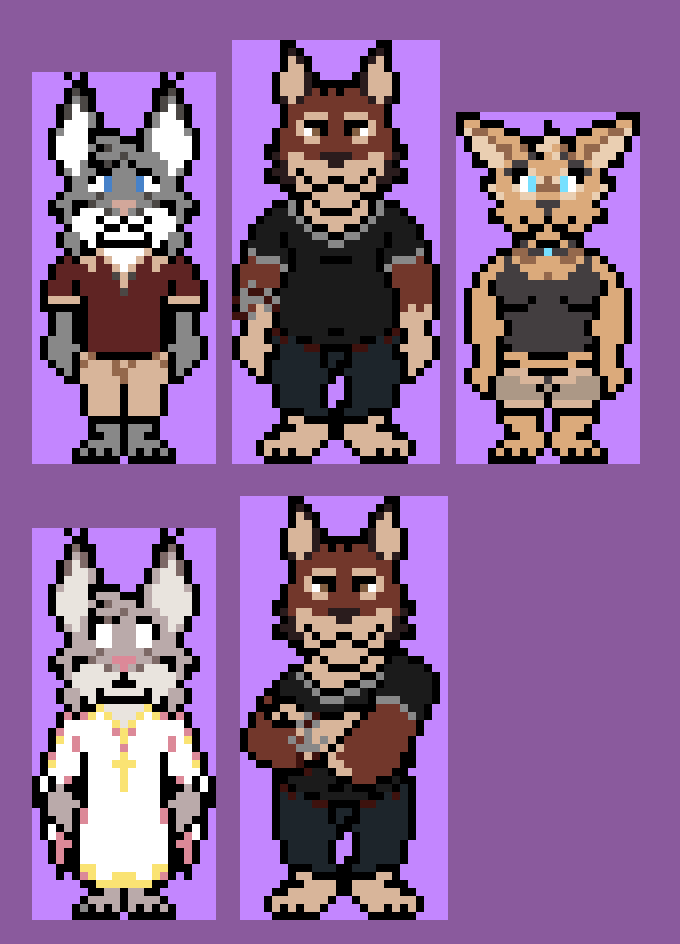 greytber's tweet photo. The Great Return, with some Echo AU bs!  #echovn #deltarune #pixelart https://t.co/a9hgUrKmr5