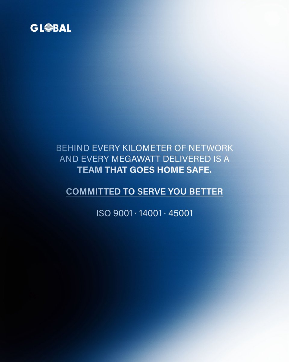 gcms_albarami's tweet photo. 5,801,310+ safe man-hours. Behind every number is a father who came home for dinner, a mother who made it to her kid’s game, a colleague who walked through the door at the end of the shift.

Safety isn’t a policy at Global — it’s a promise we keep to each other, every single day. https://t.co/EvCqRzFFlz