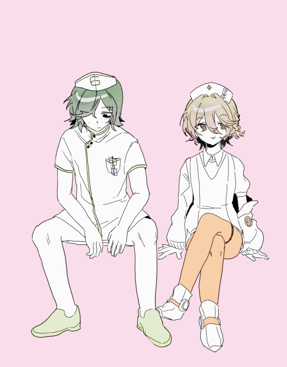synthcore01's tweet photo. #カロガド #ナースロボ #ナースロボ_タイプT 간호사 우타우들 낙서 https://t.co/f8qlixN200