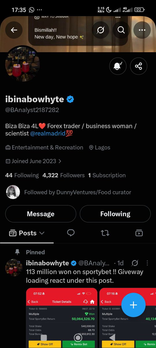 Tomcybenzz's tweet photo. @officialmoore7 @BAnalyst2187282 Done my boss @officialmoore7
Ayotomiwa Ebenezer
8148546558
Opay https://t.co/qAC6xNTIT2