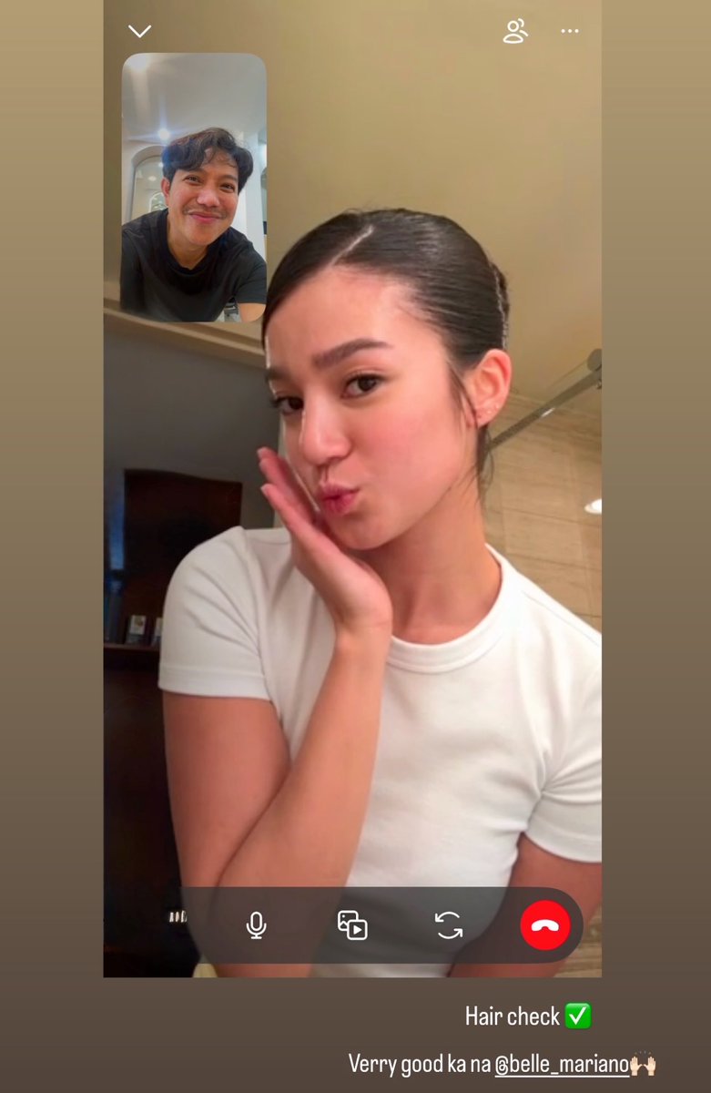 donbellechemy's tweet photo. belle w mama rj! look at him checking her hair even from afar 🥹 love love belle’s glam team!

hello beautiful @bellemariano02! 

#bellemariano https://t.co/9eiecZGuHr