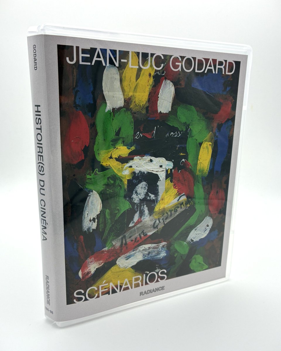 FilmsRadiance's tweet photo. It's arrived.

Jean-Luc Godard's roving, essayistic video project - cited by @SightSoundmag  as one of the 100 Great Films of All Time - plus other late period achievements including Godard's final film, SCÉNARIOS, are collected in HISTOIRE(S) DU CINEMA AND OTHER WORKS (LE). https://t.co/oFzN9my7WD