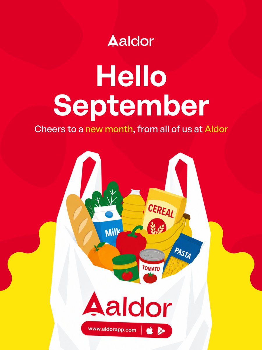 aldorhq's tweet photo. September is here!

A fresh month brings fresh opportunities, new moments, and plenty of reasons to make life a little easier.

Happy New Month from all of us at Aldor. ❤️

#Aldor #Aldorapp https://t.co/cctieEO6L2