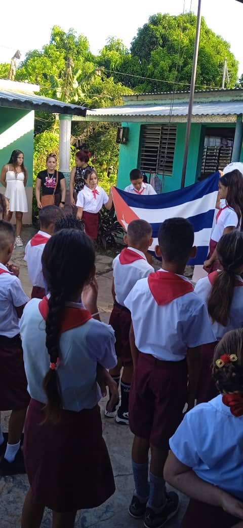 frajelarolando's tweet photo. Inició en Ciro Redondo, al igual que en todo el país el nuevo curso escolar 2026-2027. 
#PorCiroRedondoTodo
#LatirAvileño 
#CubaVencerá https://t.co/L1dAcjzSZc