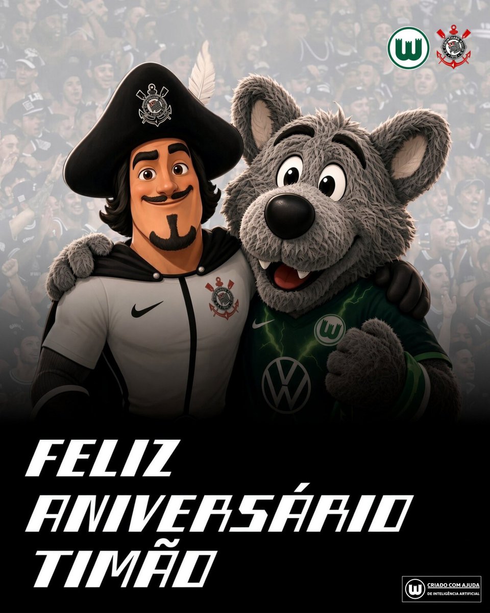 VfLWolfsburg_PT's tweet photo. TODO PODEROSO TIMÃO! 👊

1️⃣1️⃣6️⃣ anos de um gigante clube do Brasil! Parabéns, @Corinthians! 🥳⚫️⚪️🎂

#VfLWolfsburg #Corinthians116Anos https://t.co/Jt0HE8rFNX