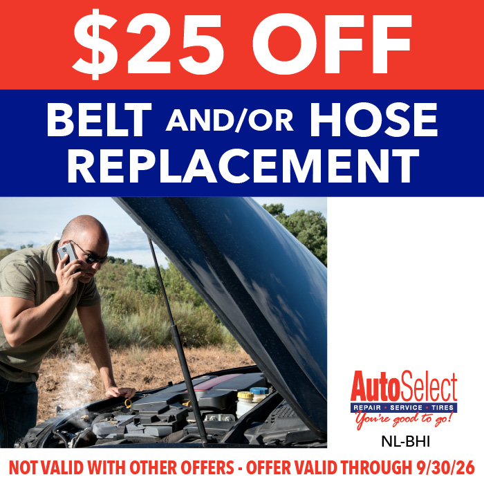Auto_Select's tweet photo. September Maintenance Savings are here! $25 off Fluids, Belts, Hoses &amp; More. Schedule your vehicle(s) today.  https://t.co/iJvEz6WubU https://t.co/uHob65WqsA