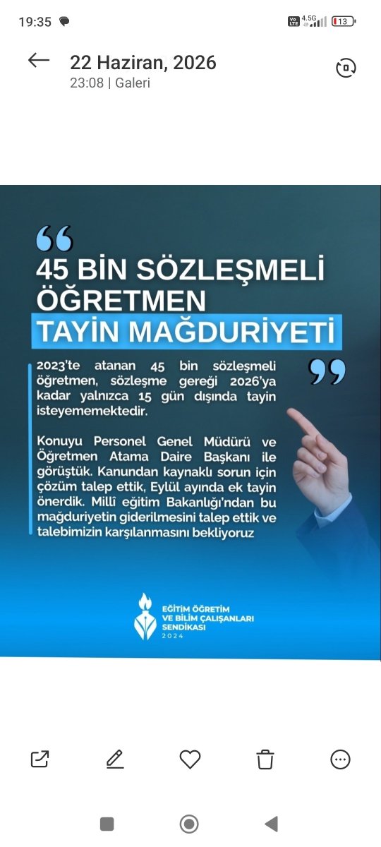 hasanayd3342's tweet photo. 2023 Eylül ataması öğretmenlerinin ek mazeret atamaları eğitim-öğretim başlamadan sonuçlanması, yeni eğitim yılına daha düzenli ve güçlü bir başlangıç sağlayacaktır. Konuyu saygılarımızla arz ederiz. @Yusuf__Tekin @YilmazzGuney @cftcblnt #2023EylülAtamaOkulAçılmadan 116 https://t.co/PoO1BHung1